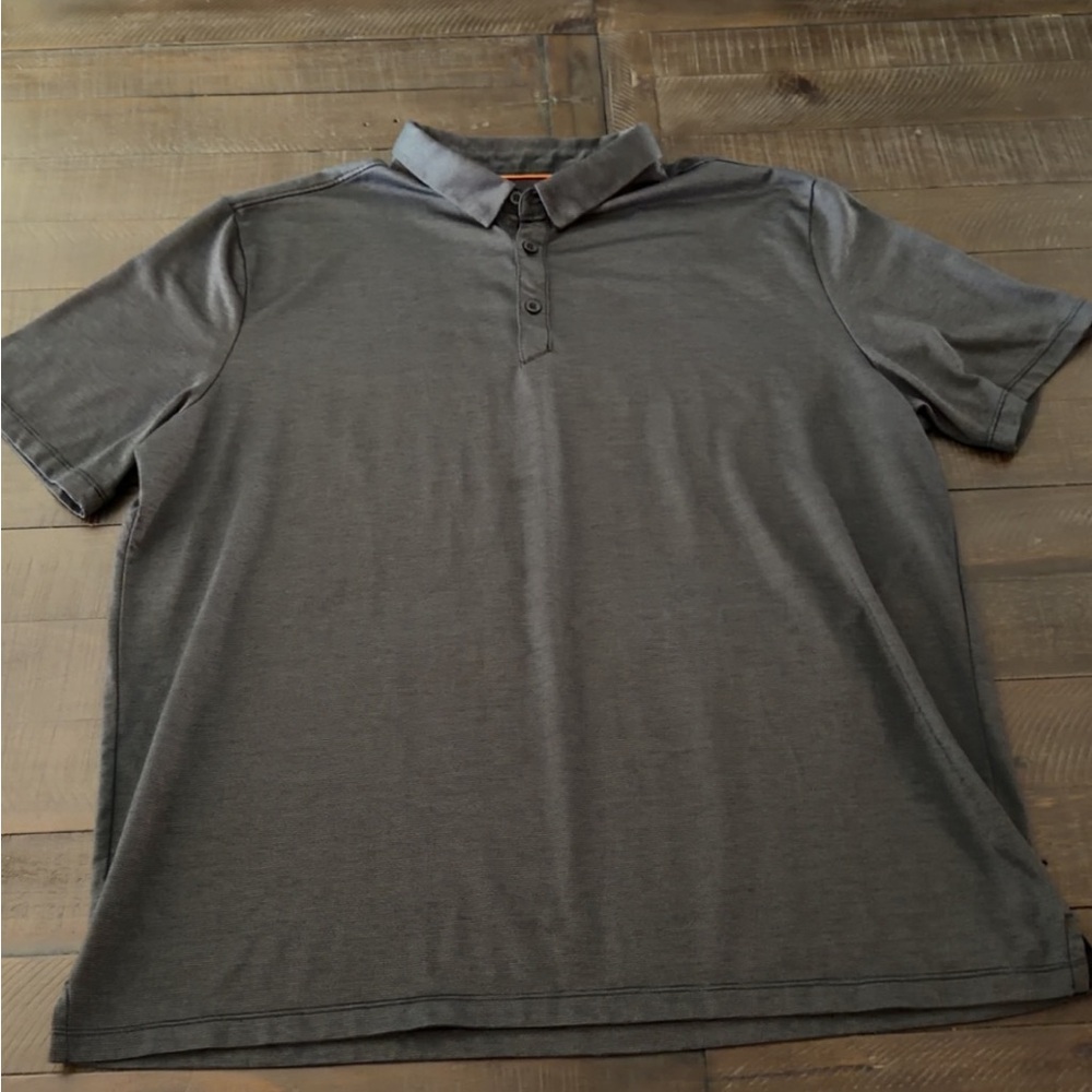 Men's Modern Ambition Black/Gray Polo Shirt XL